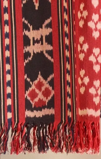 IKAT BLANKET - MAGENTA