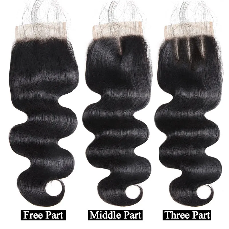 Indian Body Wave 4"x4" Lace Closure