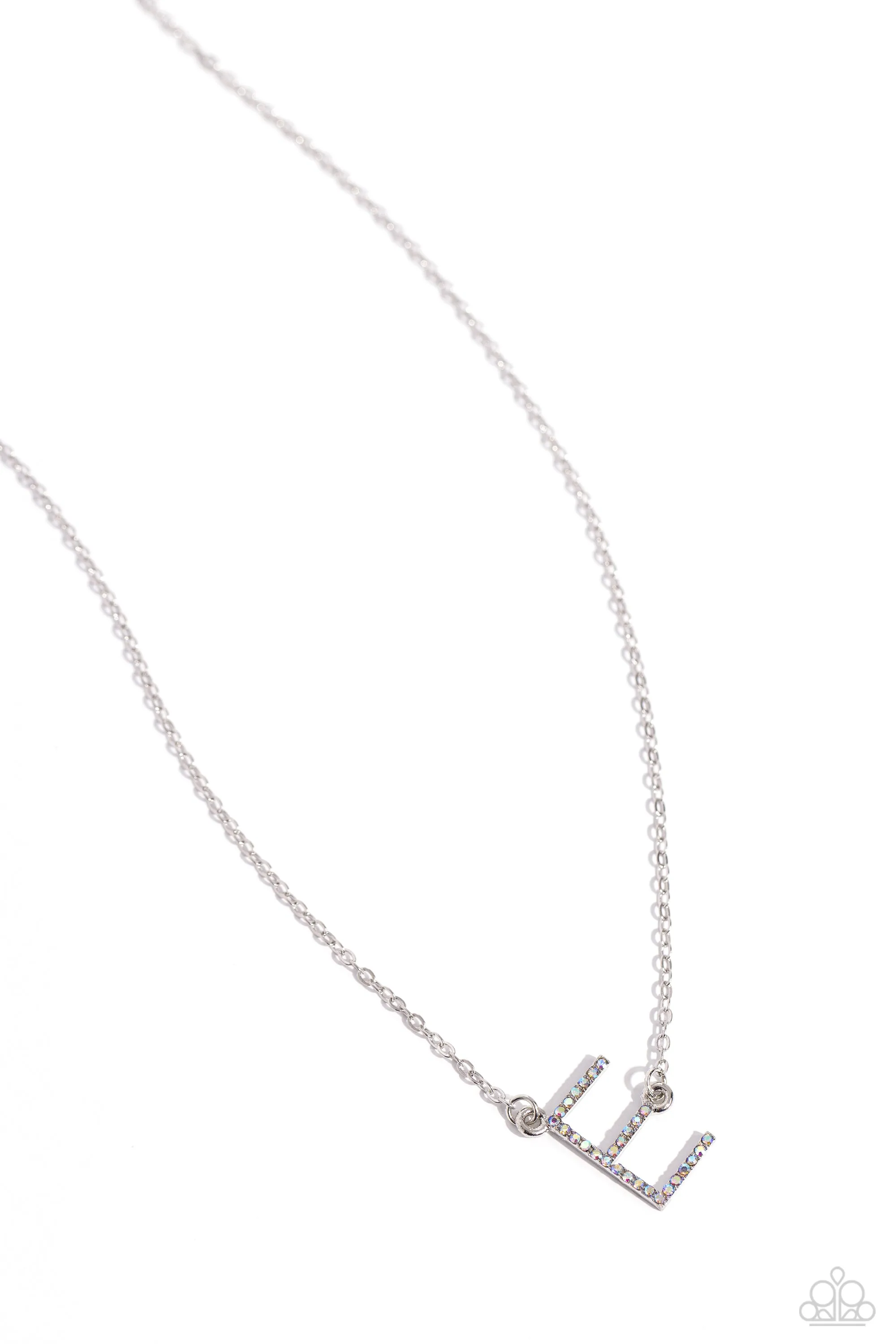 INITIALLY Yours - E - Multi Necklace - Paparazzi Accessories