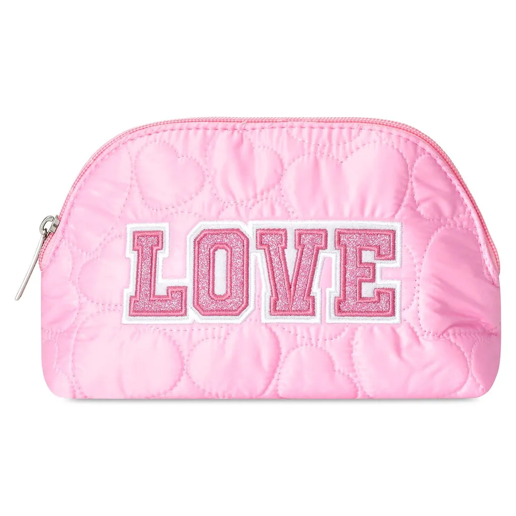 iScream - Love Heart Puffy Oval Cosmetic Bag
