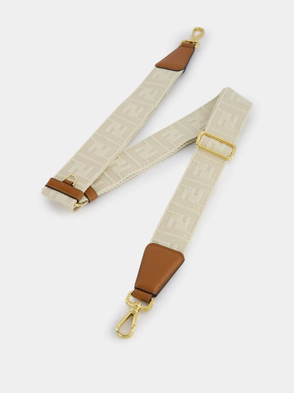 Ivory Ribbon Shoulder Strap