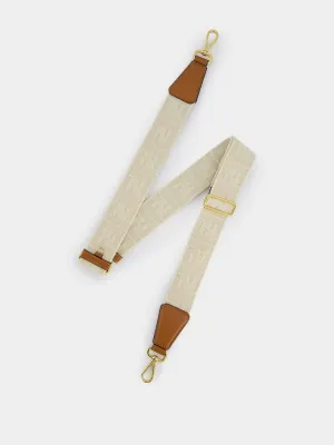 Ivory Ribbon Shoulder Strap