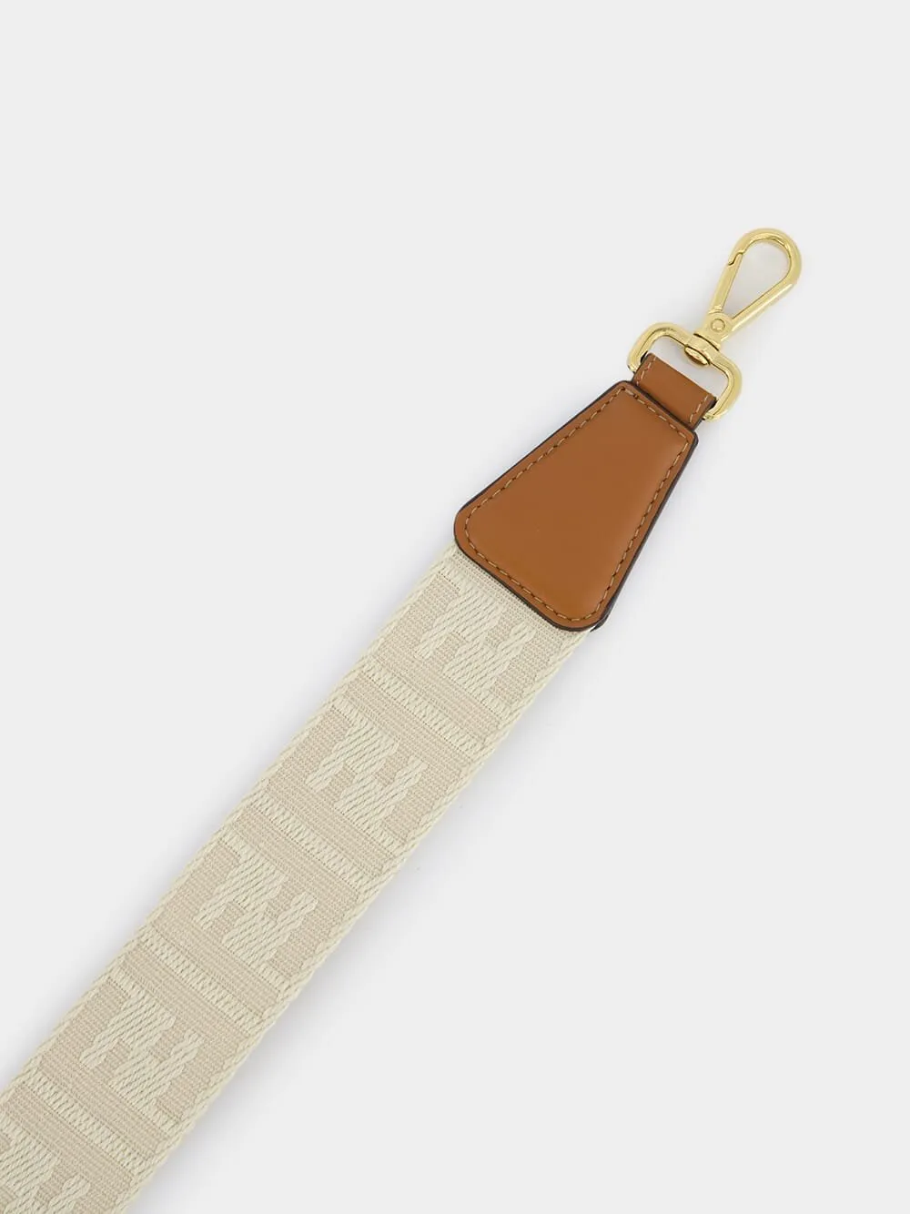 Ivory Ribbon Shoulder Strap
