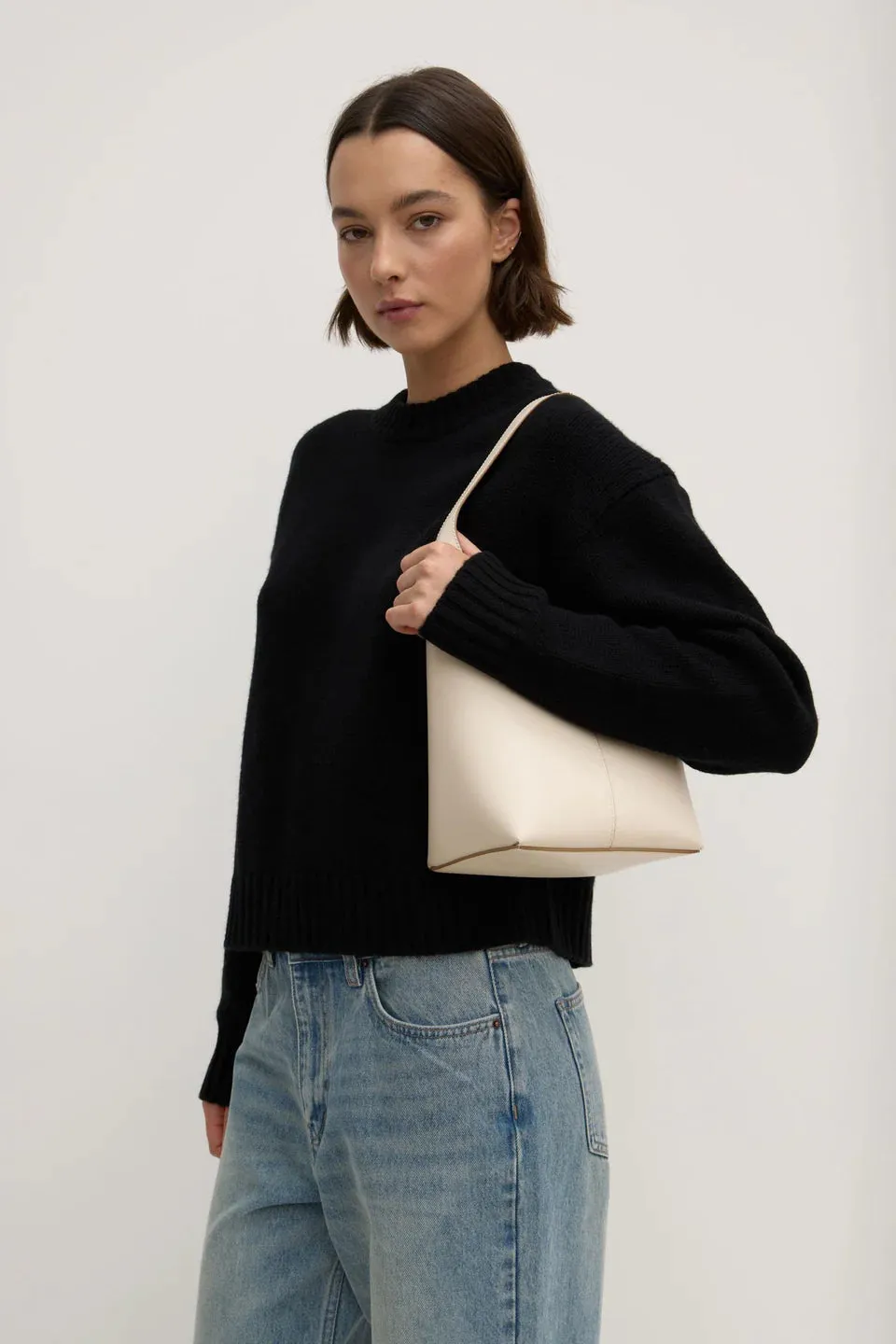 Jackie Shoulder Bag Cream