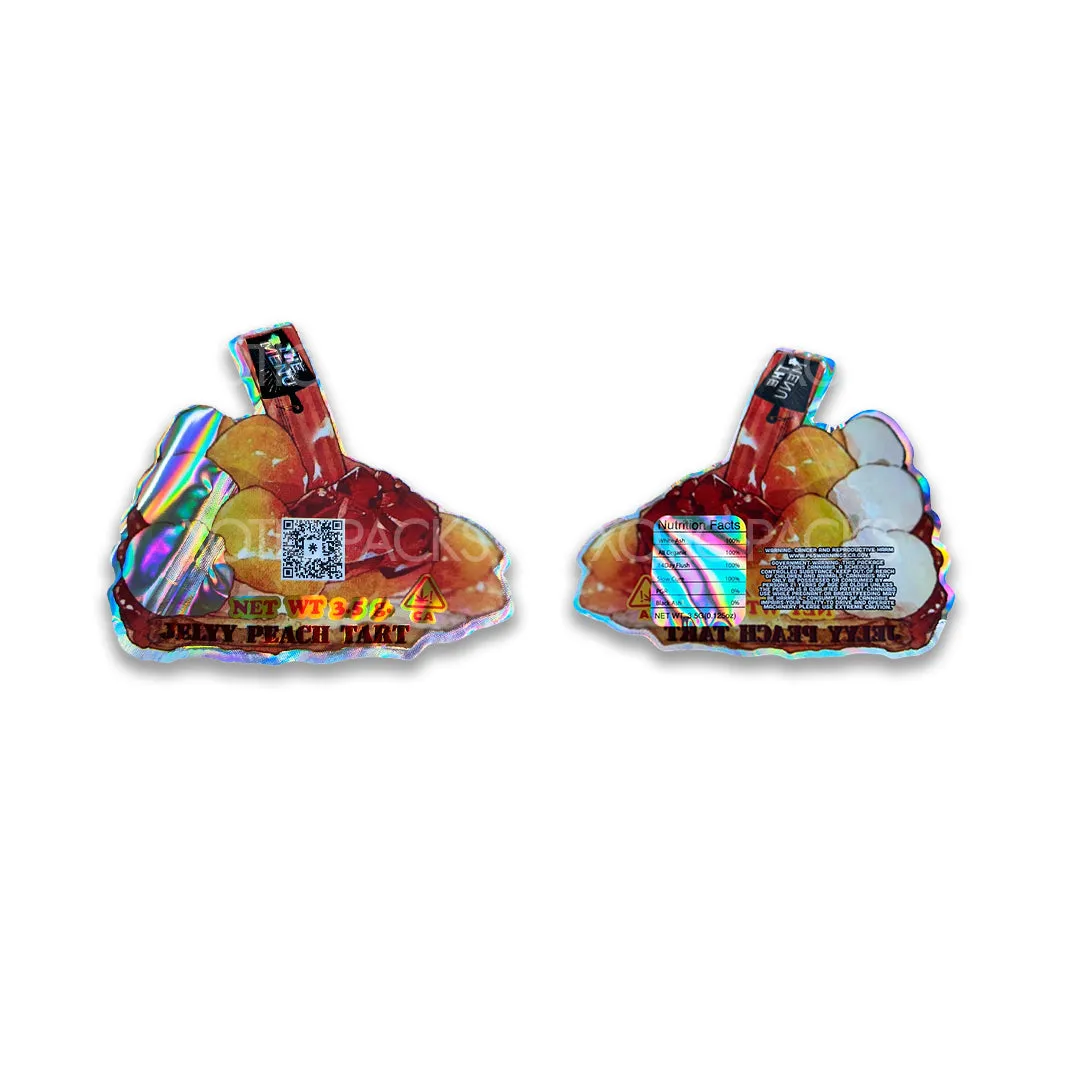 Jelly Peach Tart Mylar Bag 3.5 Grams