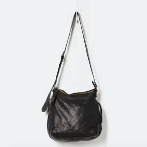 JUJU & CO Perforated Leather Slouchy - Black