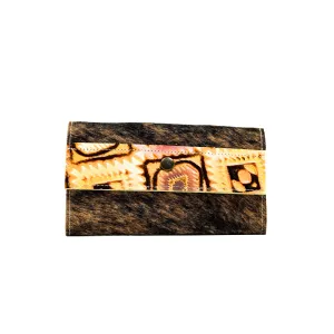 Kacey Wallet - Brindle w/ Moab Aztec