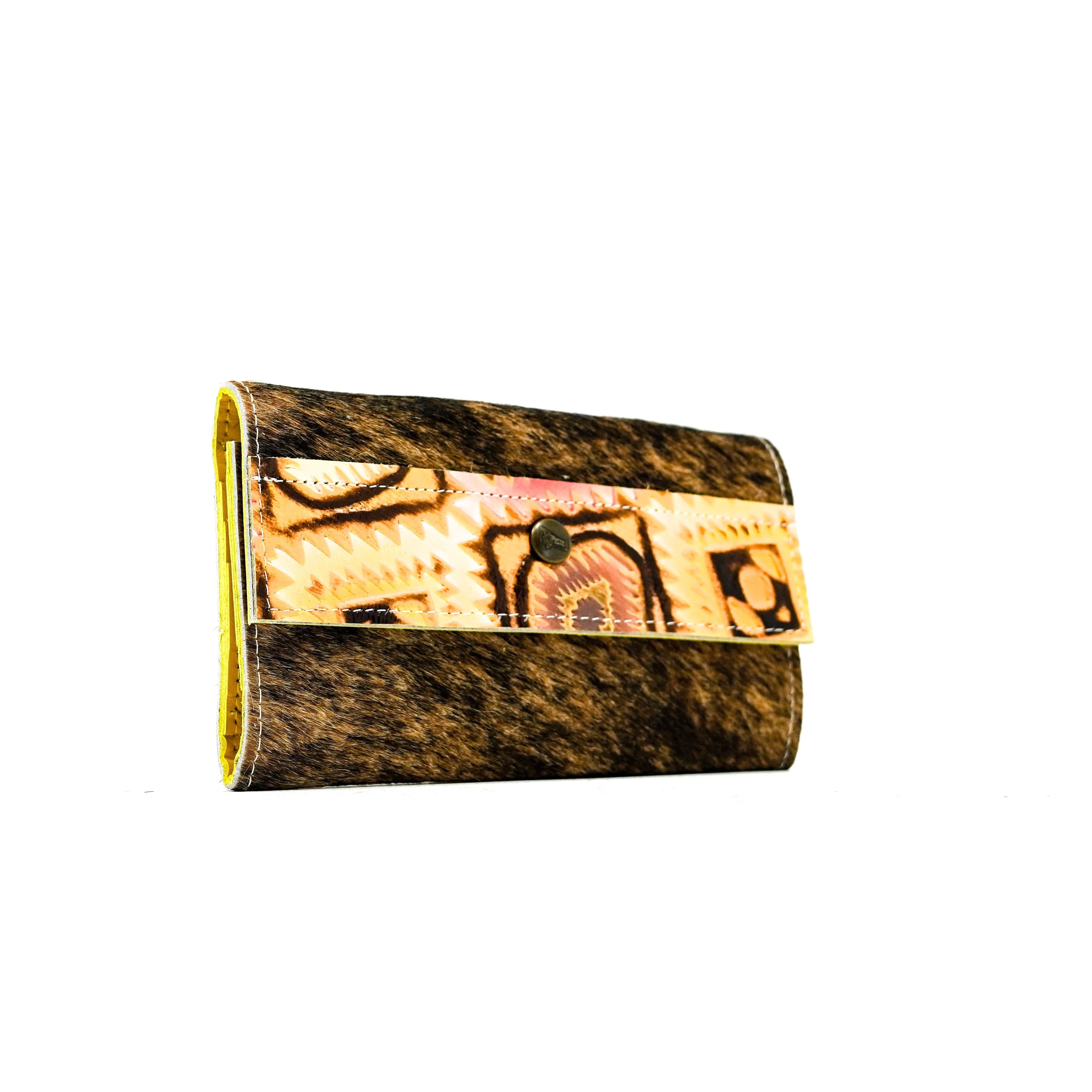 Kacey Wallet - Brindle w/ Moab Aztec