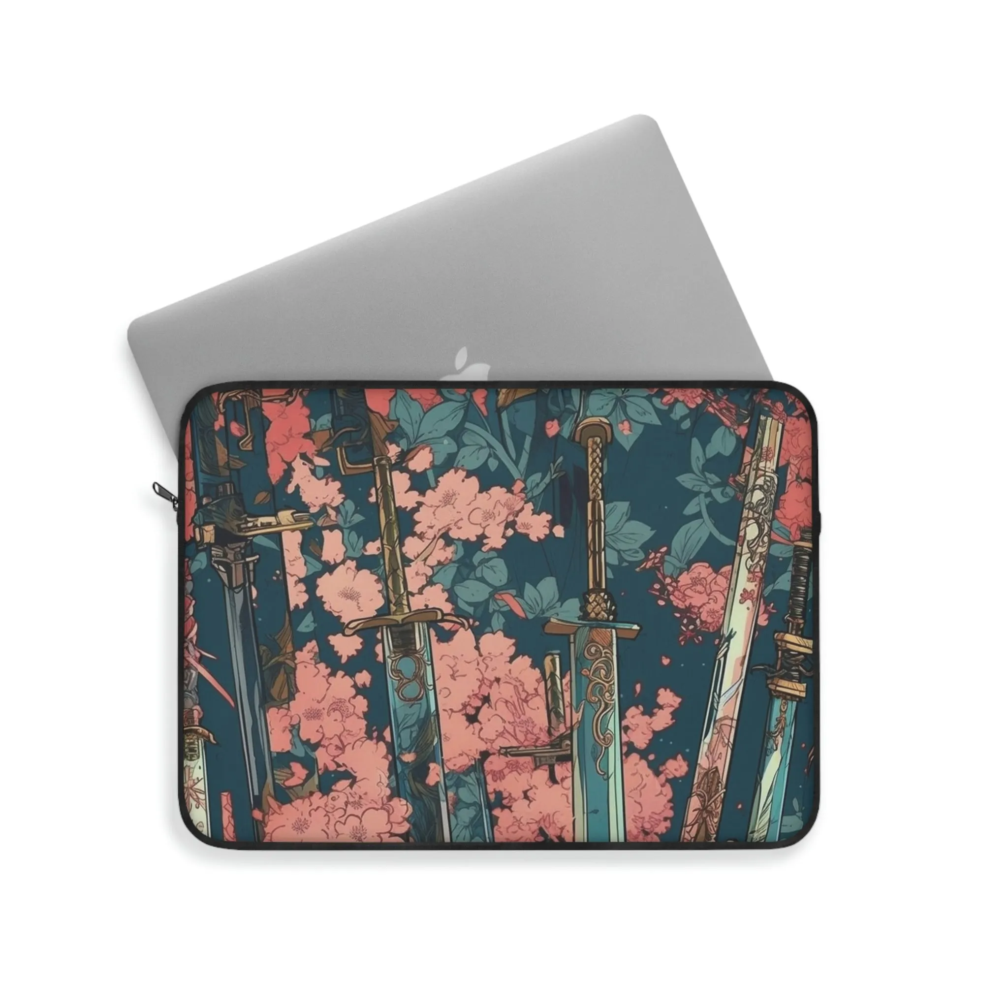 Katanas & Cherry Blossoms - Laptop Sleeve