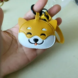 Kawaii Shiba Inu PU Keychain 🐶✨ | Adorable Dog Pendant for Bags & Gifts 🎁