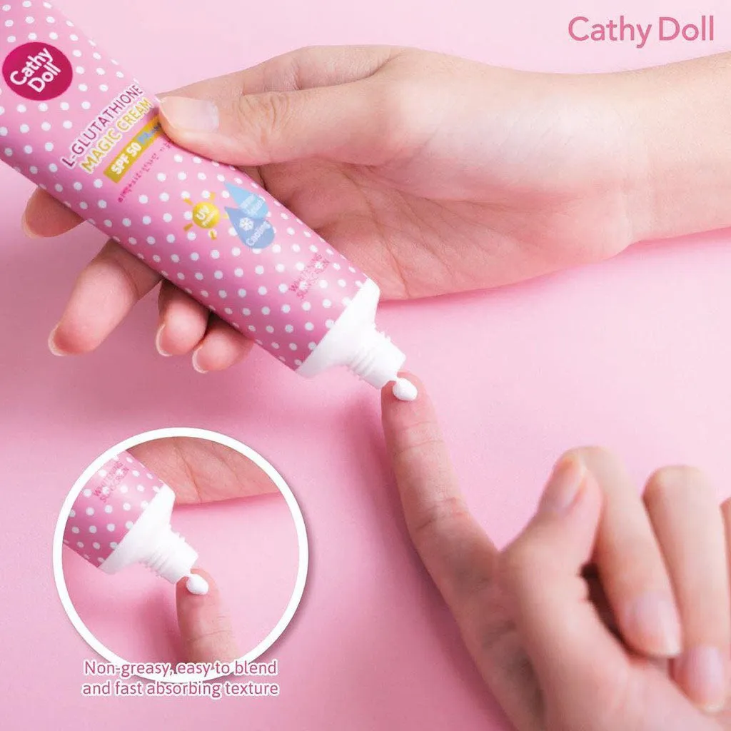 Kem Chống Nắng Trắng Da Cathy Doll L-Glutathione Magic Cream SPF 50  138ml