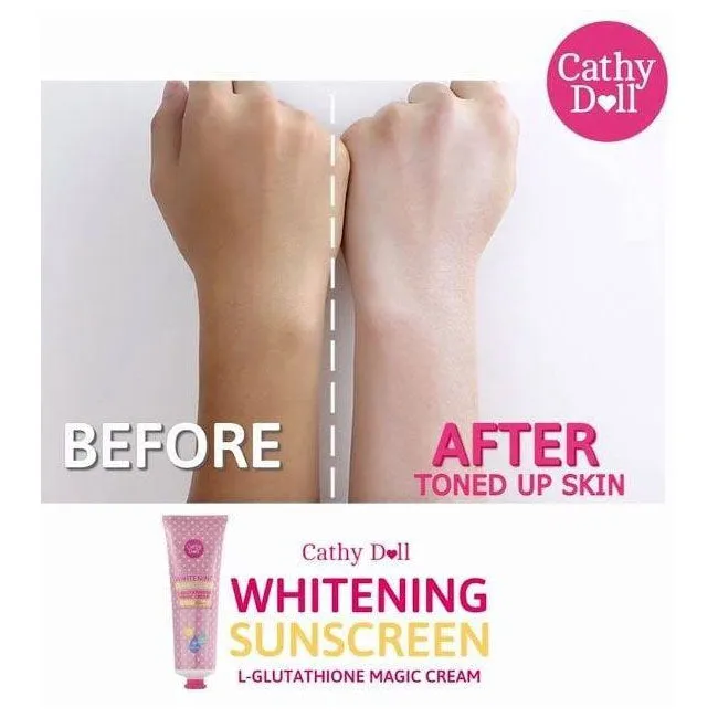 Kem Chống Nắng Trắng Da Cathy Doll L-Glutathione Magic Cream SPF 50  138ml