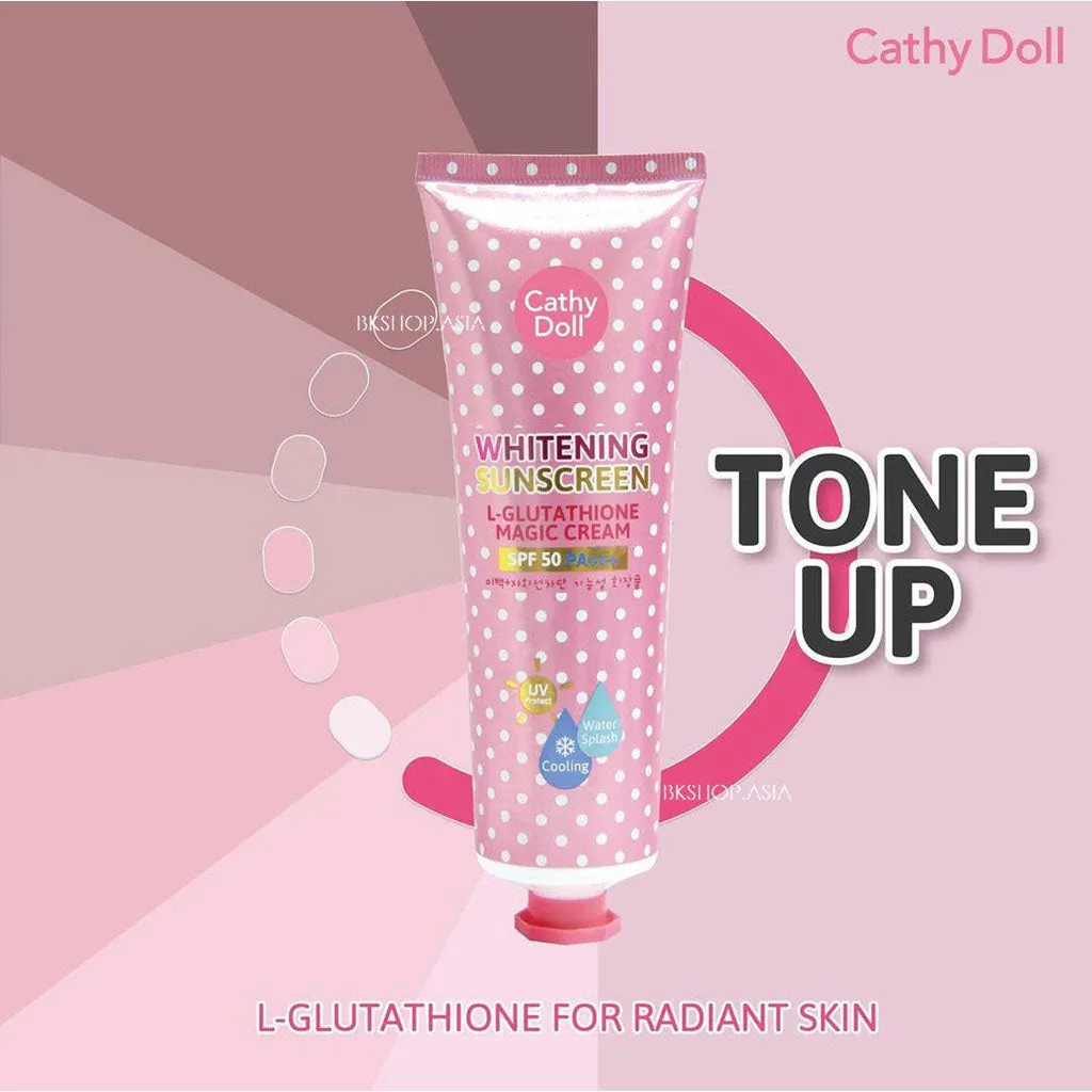 Kem Chống Nắng Trắng Da Cathy Doll L-Glutathione Magic Cream SPF 50  138ml