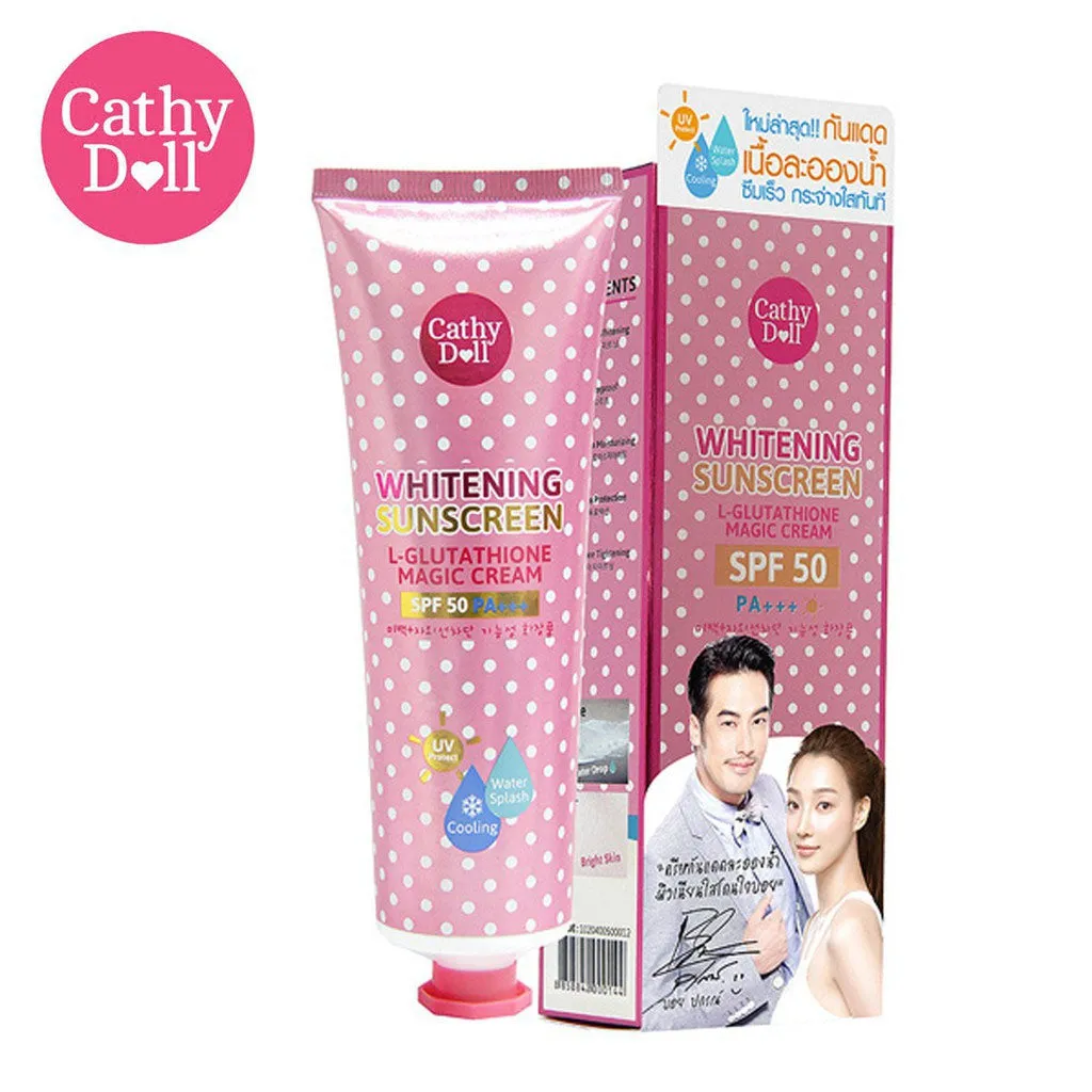 Kem Chống Nắng Trắng Da Cathy Doll L-Glutathione Magic Cream SPF 50  138ml