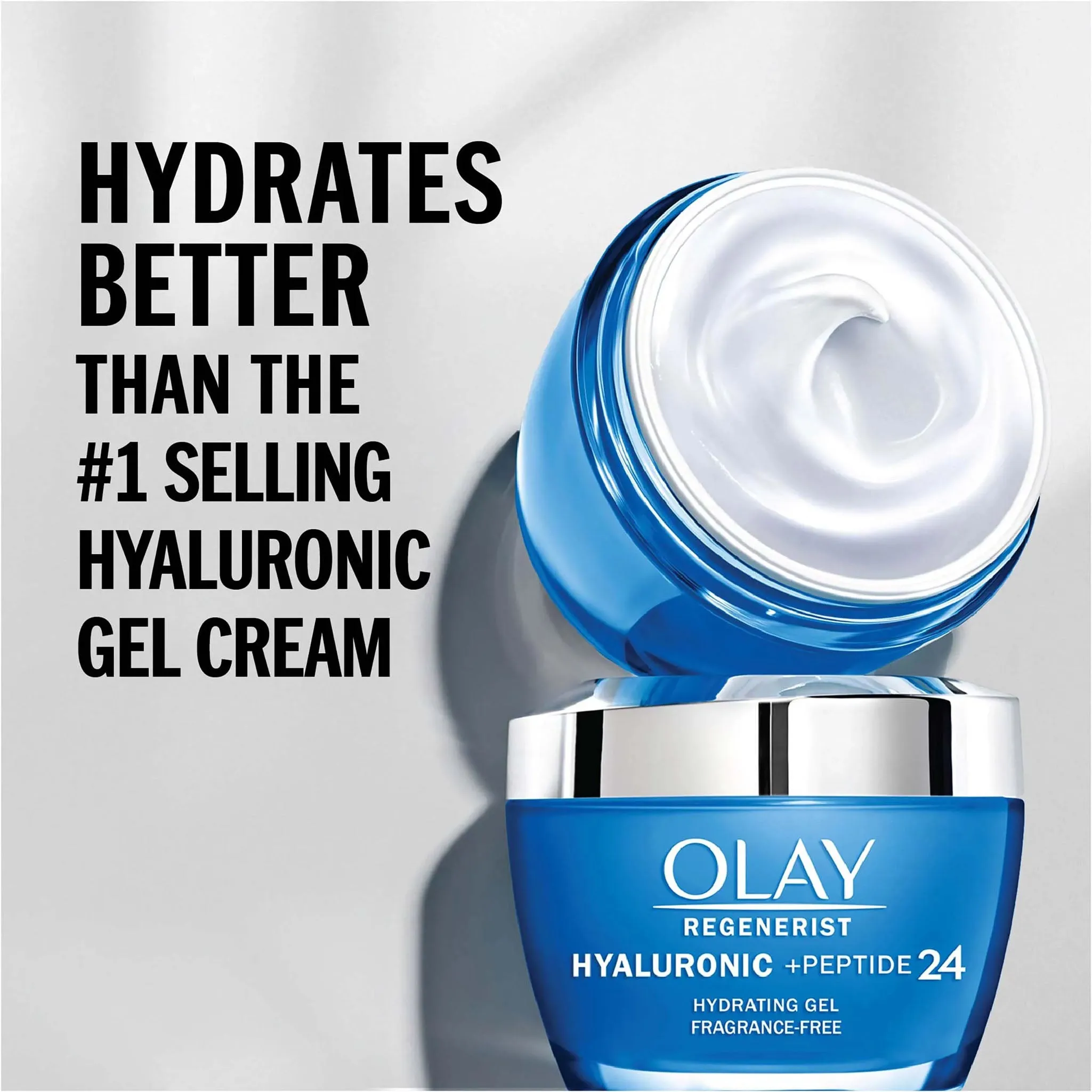 Kem Cấp Ẩm Olay Hyaluronic   Peptide 24 Hydrating Gel 48g