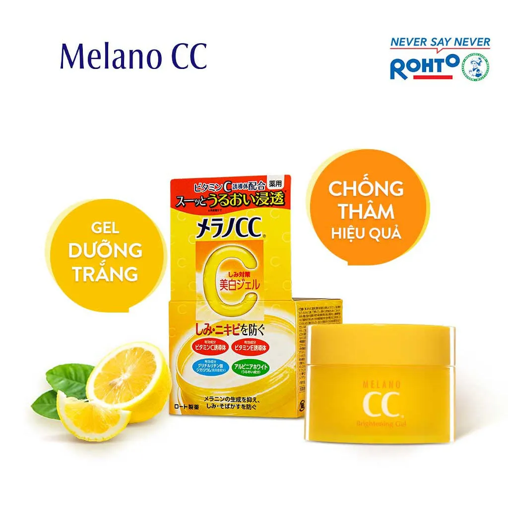 Kem Dưỡng Ẩm Trắng Da Melano CC Brightening Gel 100g