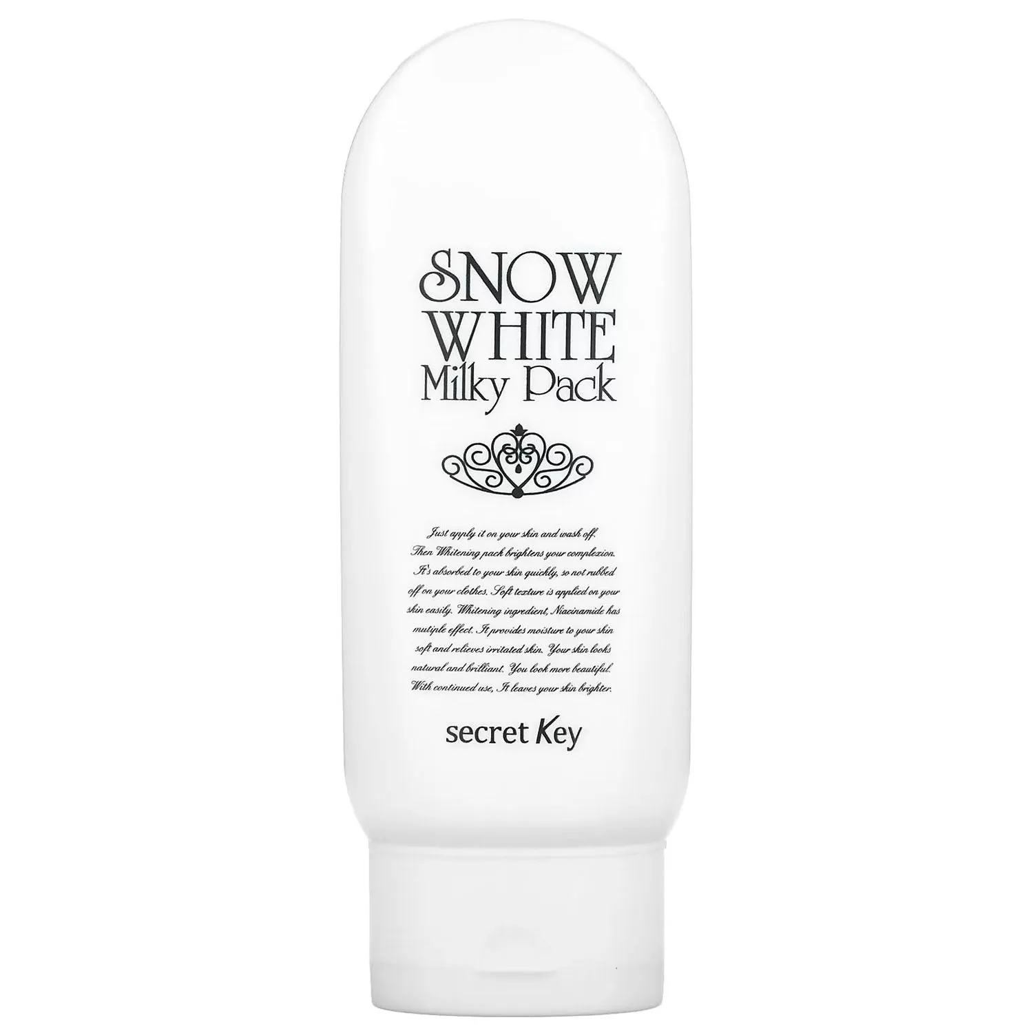 Kem Tắm Trắng Snow White Milky Pack Secret Key 200g