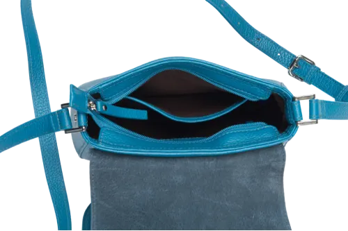 Kennedy Crossbody Bag - Peacock Blue