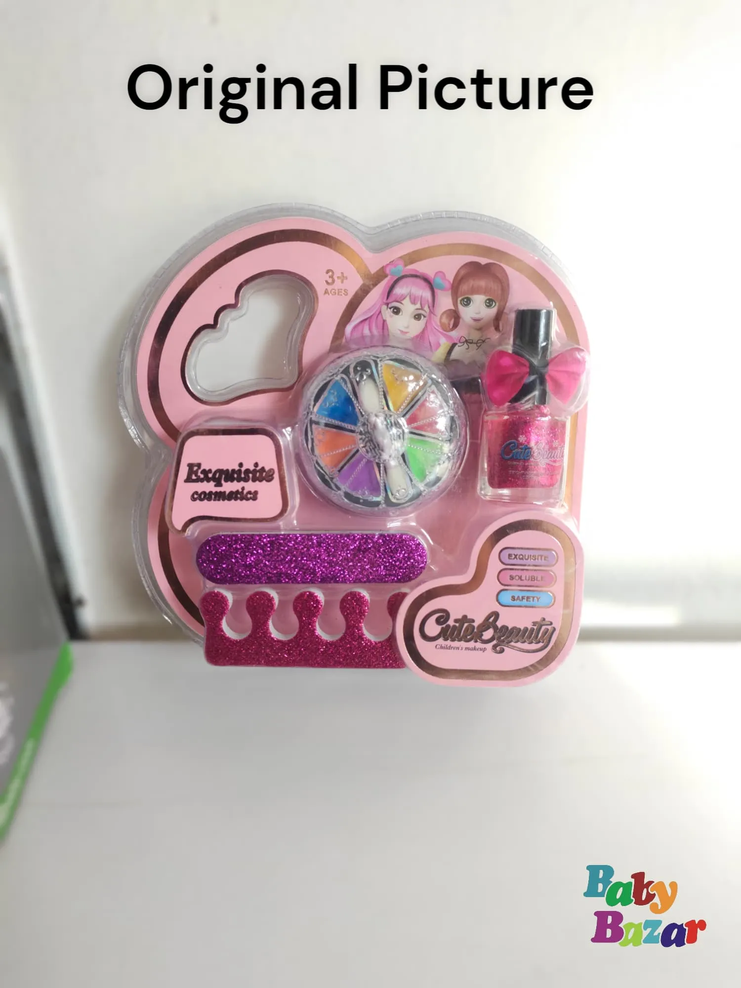 Kids Cute Beauty Makeup Set – Nail Polish, Eye Shadow & Accessories