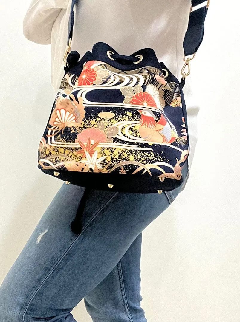 Kimono Drawstring Crossbody 5589A