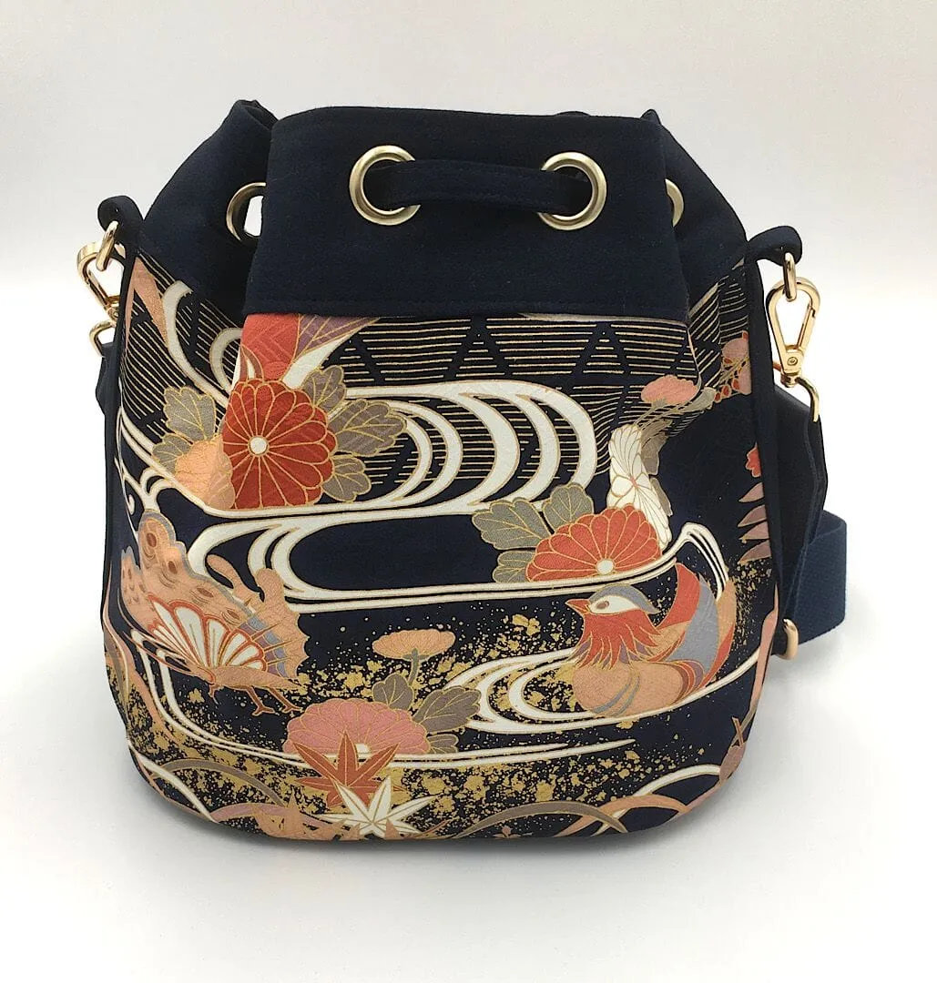 Kimono Drawstring Crossbody 5589A