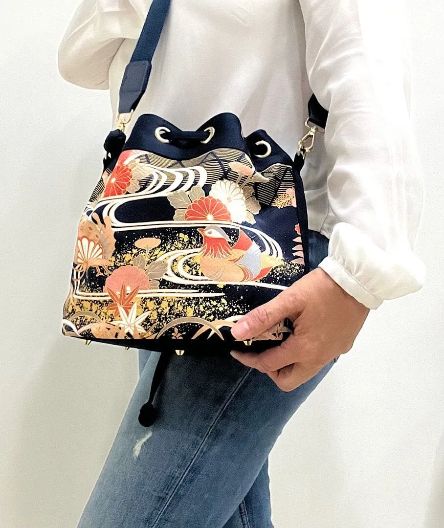 Kimono Drawstring Crossbody 5589A