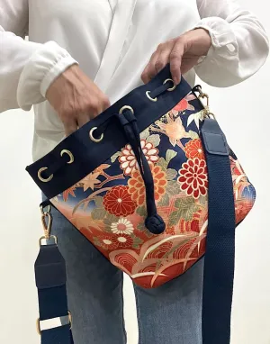 Kimono Drawstring Crossbody 5589A