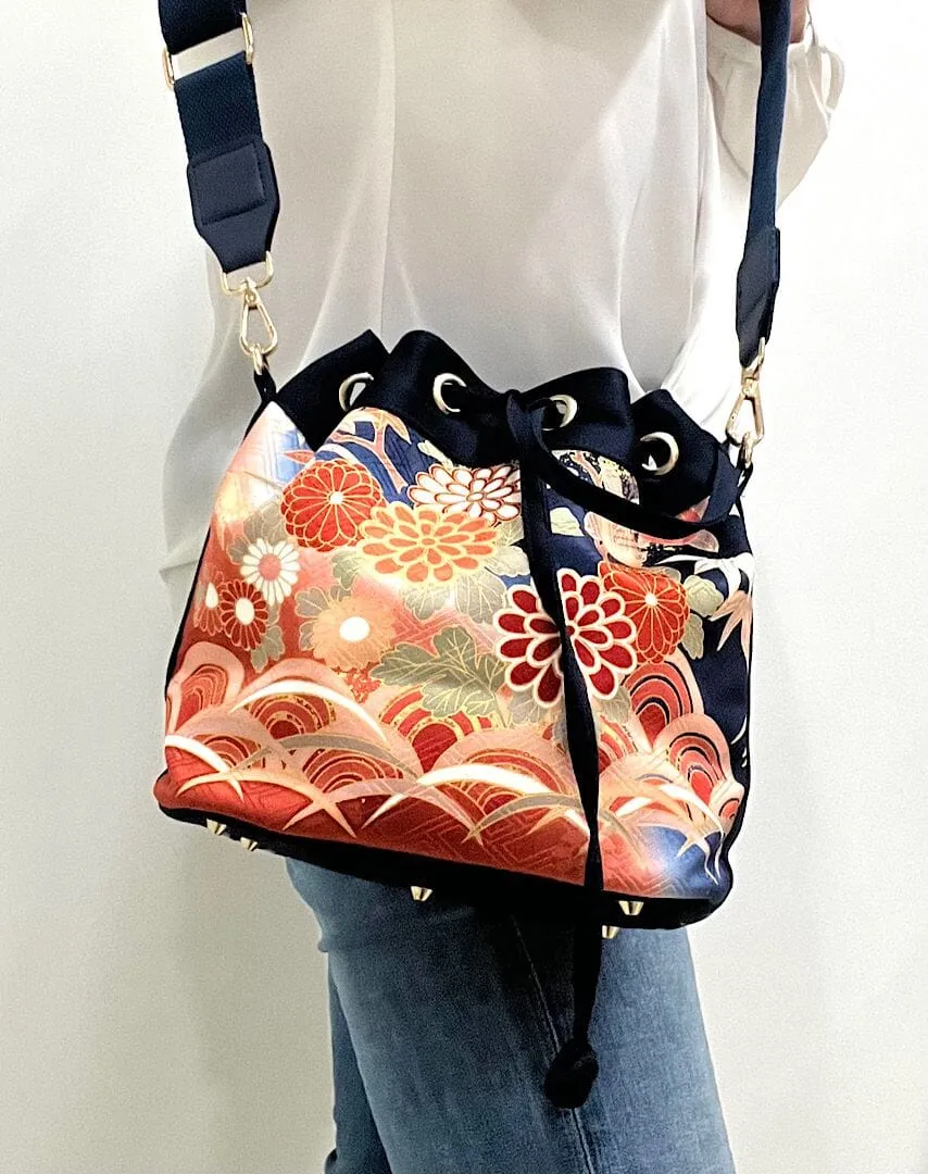 Kimono Drawstring Crossbody 5589A