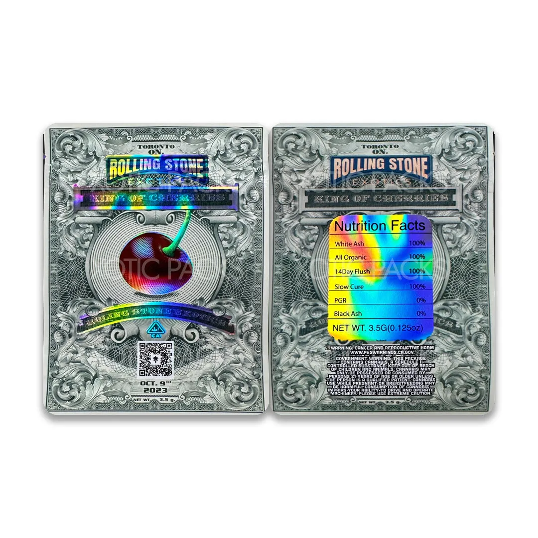 King Of Cherries Mylar Bag 3.5 Grams