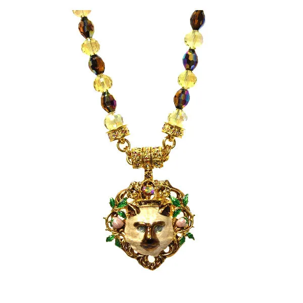 Kirks Folly Siamese Tom Cat Necklace