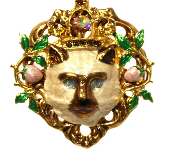 Kirks Folly Siamese Tom Cat Necklace