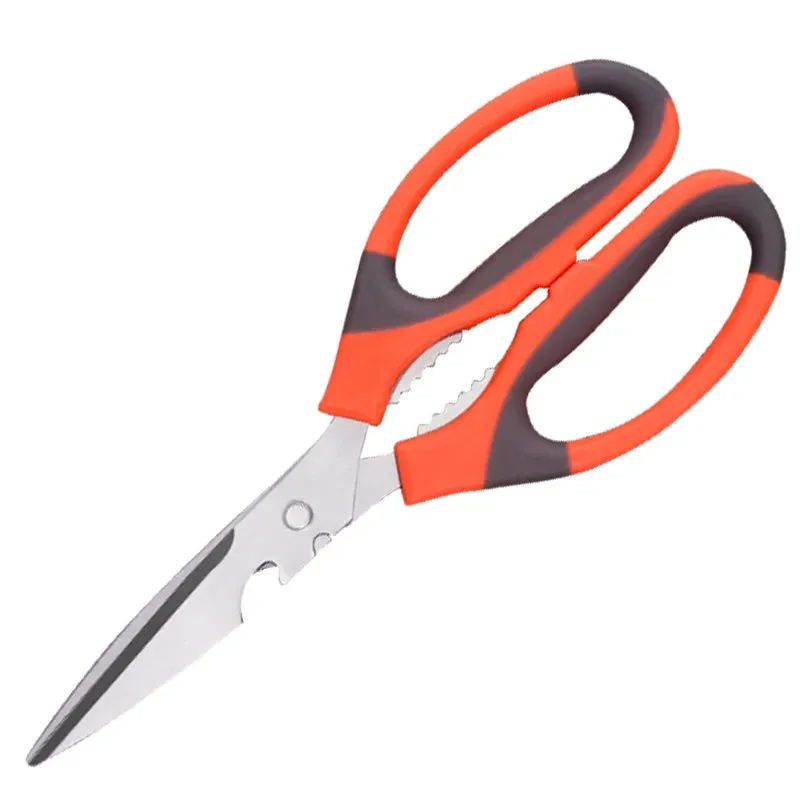 Kitchen Scissors Multifunctional Stainless Steel Food Scissors Chicken Bone Meat Fish Vegetable Cutting Trimming Shears