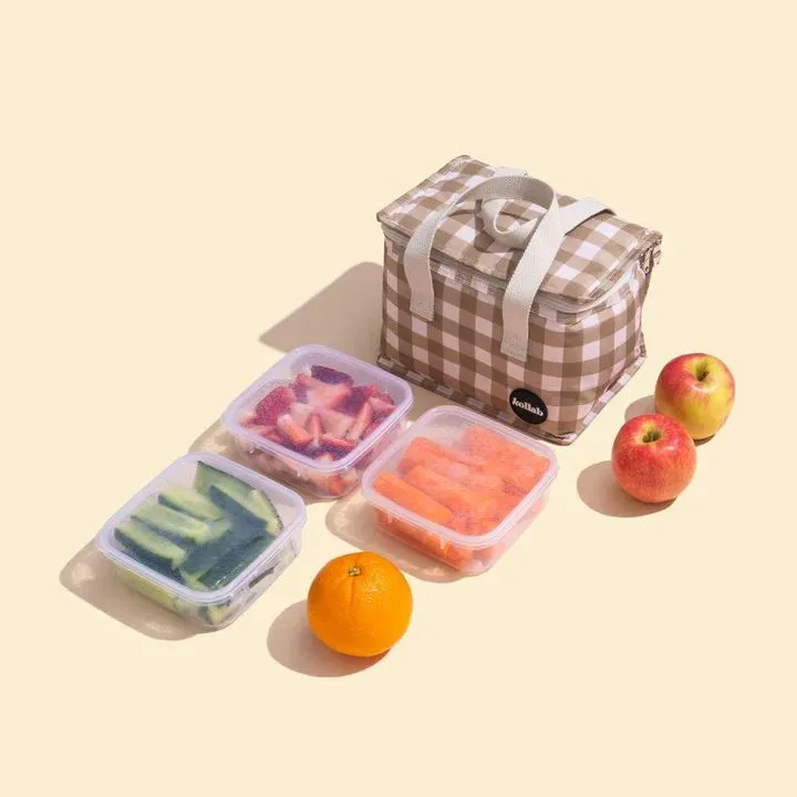 KOLLAB Holiday Lunch Box - Olive Check