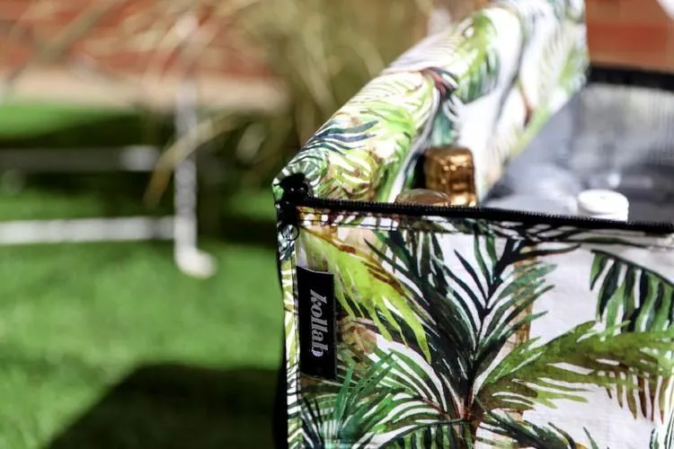 KOLLAB  Poly Cooler Bag - Green Palm