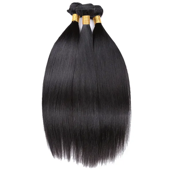 LACE CLOSURE - STRAIGHT  3 BUNDLES(#1B)