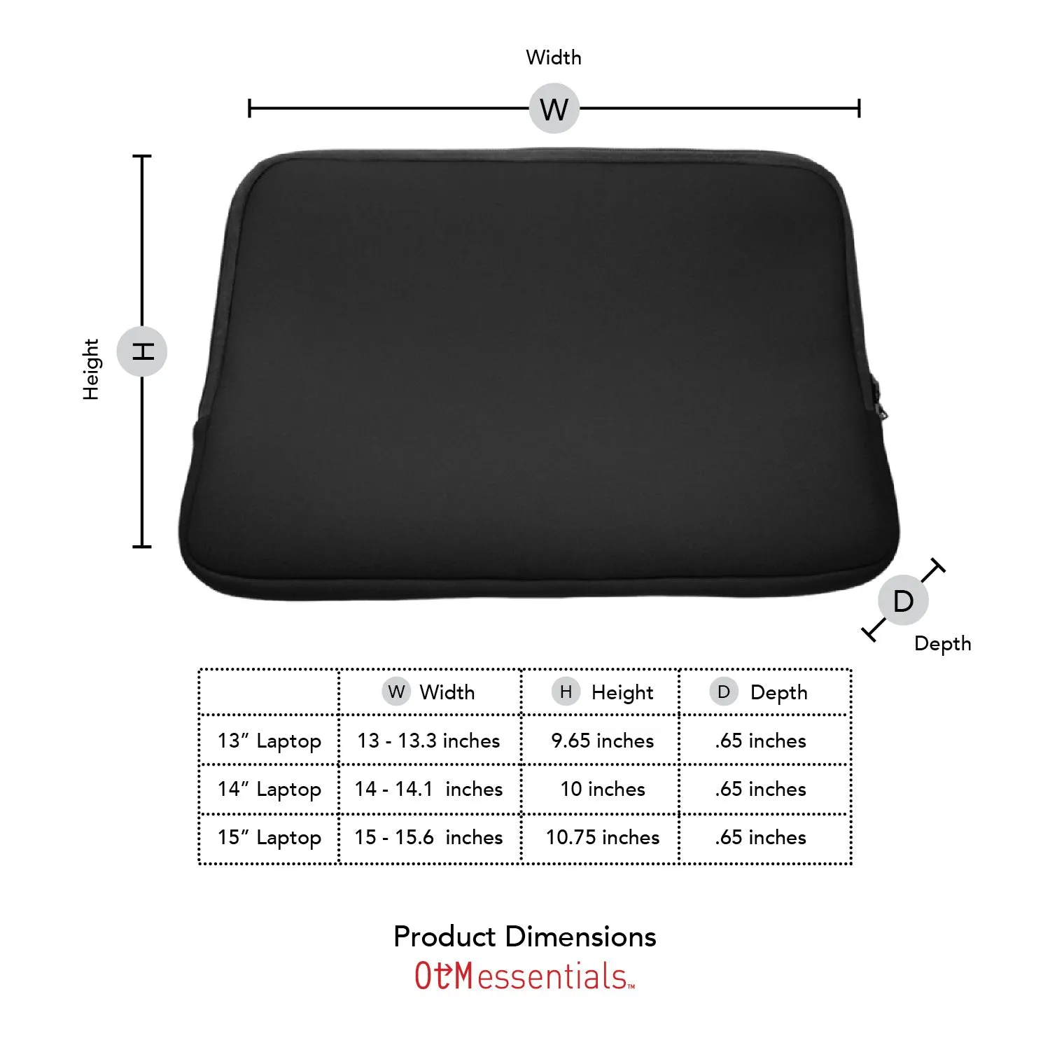 Laptop Sleeve, Neoprene, Idaho State University