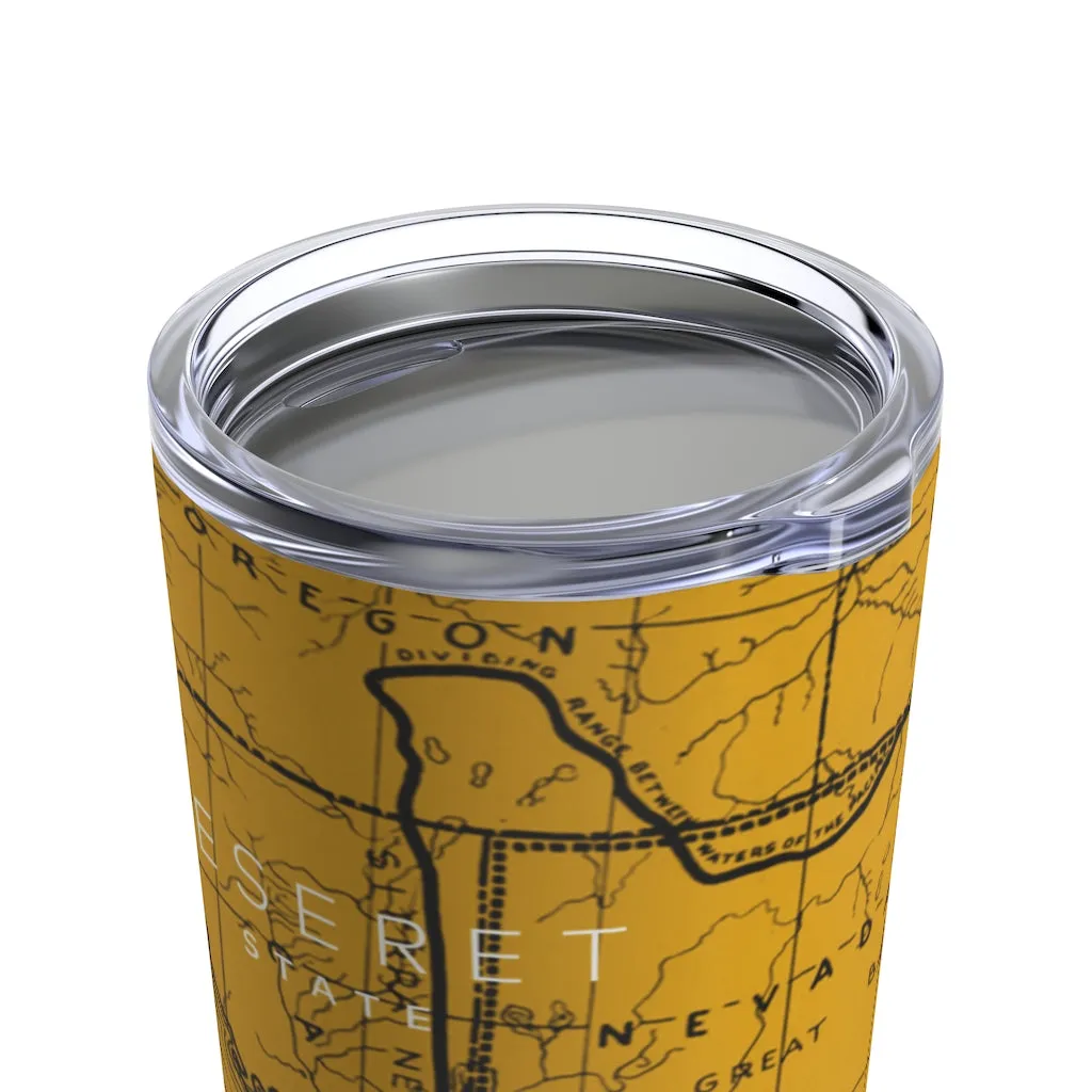 LDS Gift - Utah History of Deseret State - 20oz Tumbler with Lid