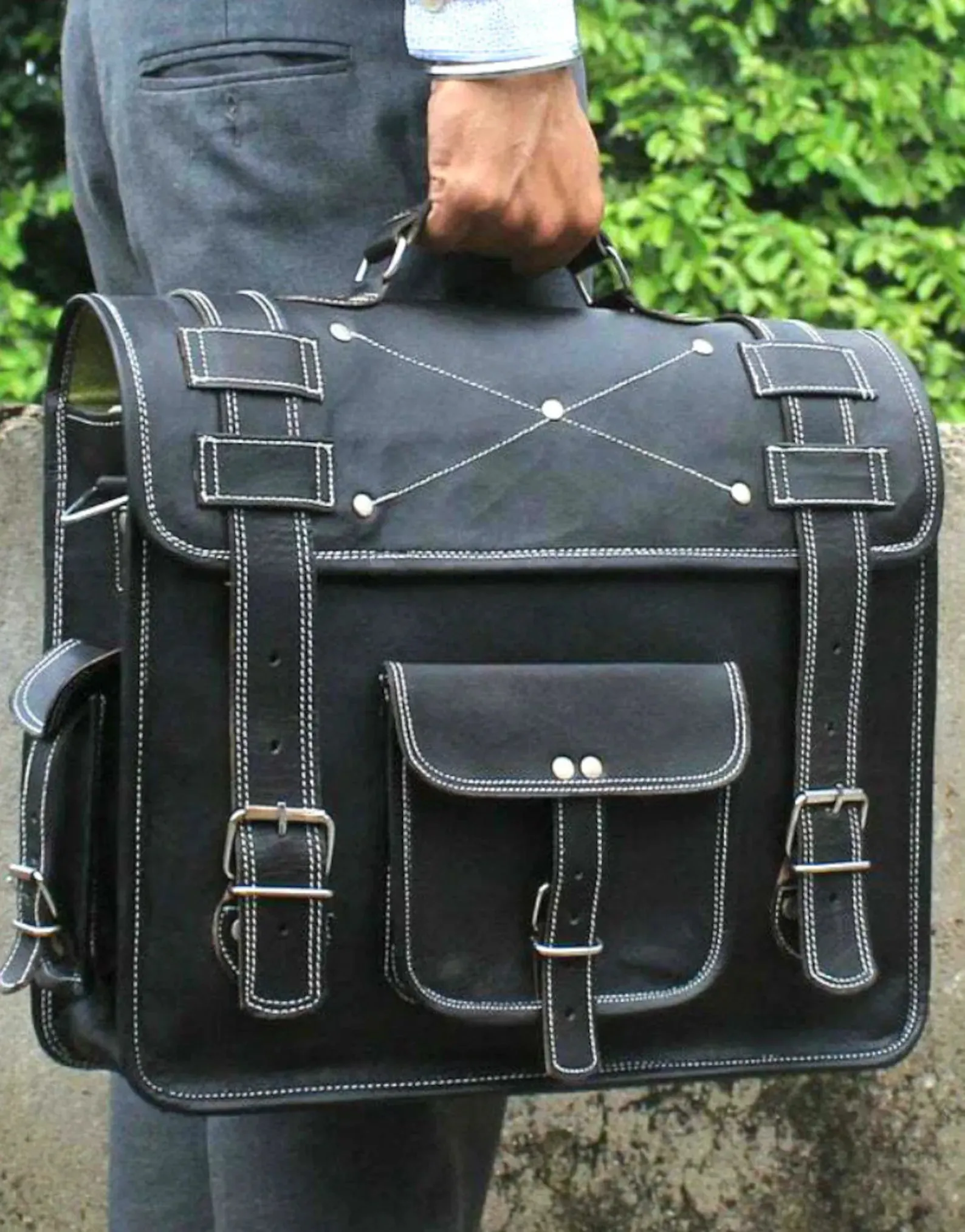 Leather Briefcase Leather Laptop Bag