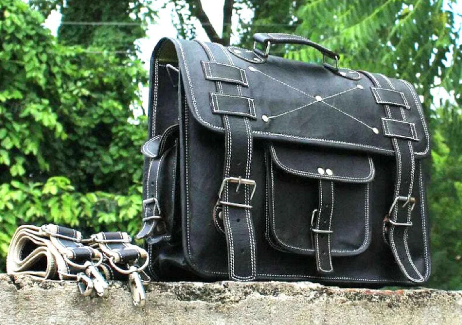 Leather Briefcase Leather Laptop Bag