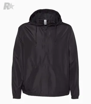 Lightweight 1/4-Zip Windbreaker Pullover Jacket