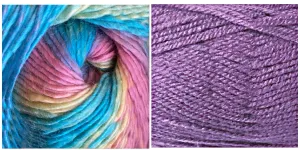 LILAC   I CAN'T QUIT YOU - Embossed Phoenix Scarf KIT