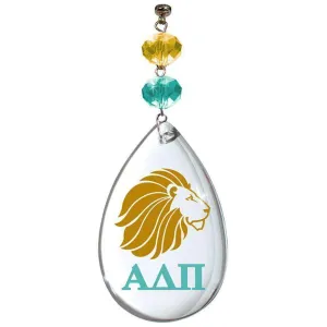 Logo Crystal - Badge-Alpha Delta Pi   (Set of 3) MAGNETIC ORNAMENT