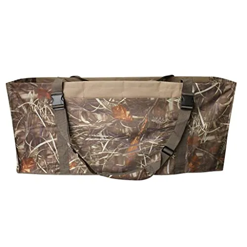 LOSA 12 Slot 3D Lifelike Duck Decoy Bag with Padded & Adjustable Shoulder Strap