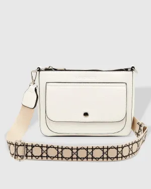 LOUENHIDE Lizzie Crossbody Bag - White