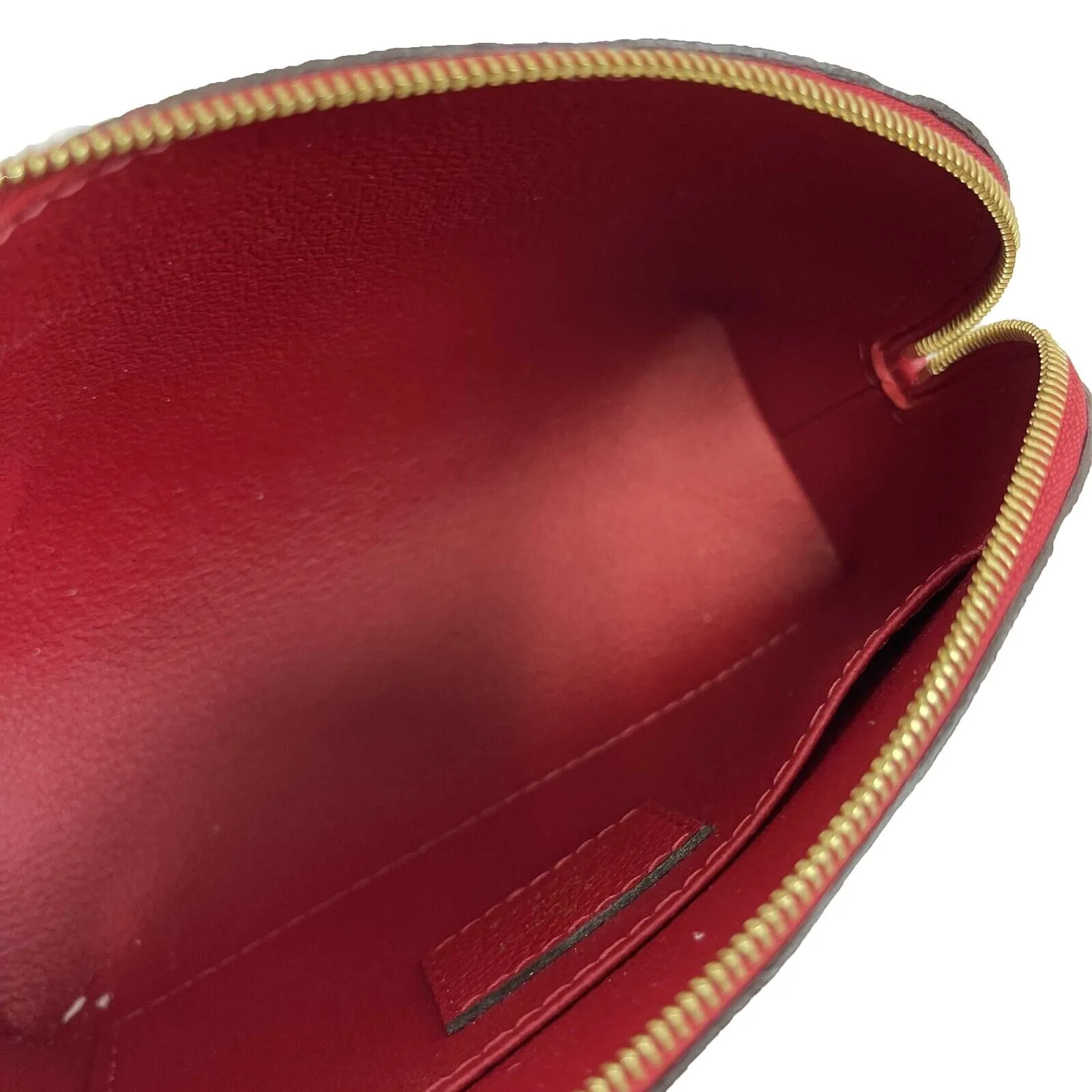 Louis Vuitton Empreinte Cosmetic Pouch Scarlet Pristine