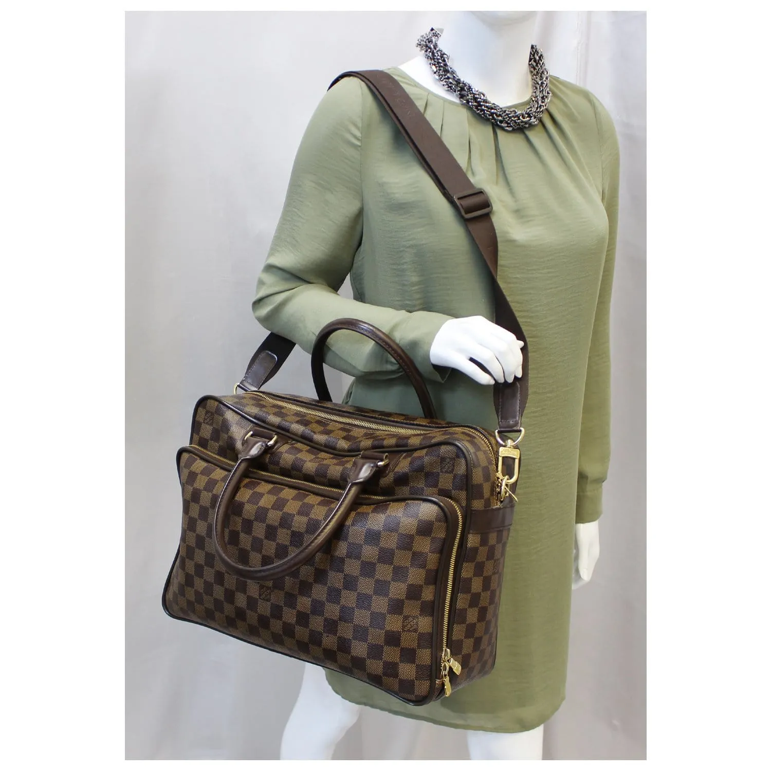 LOUIS VUITTON Icare Damier Ebene Travel Bag