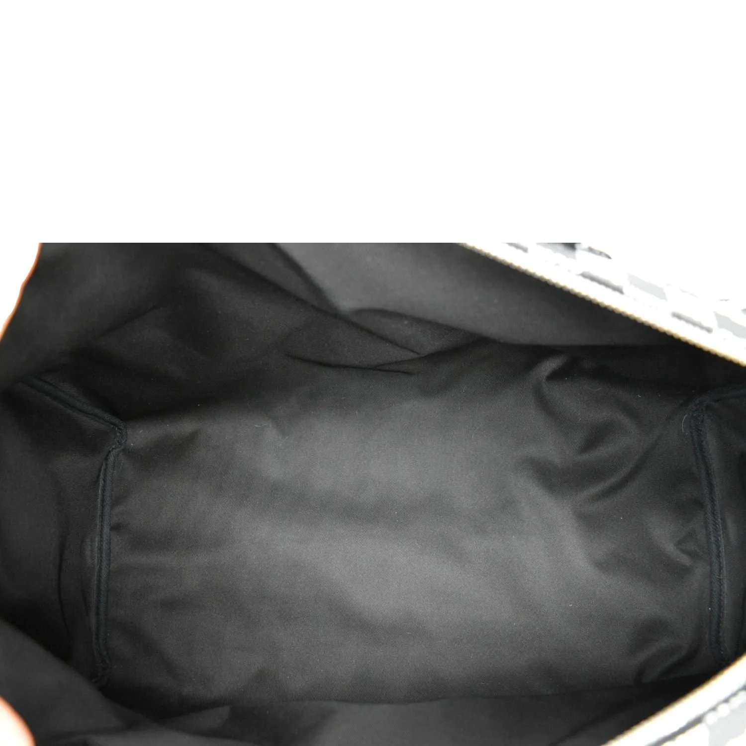 LOUIS VUITTON Keepall Bandouliere 50 Damier Distorted Travel Bag White Black