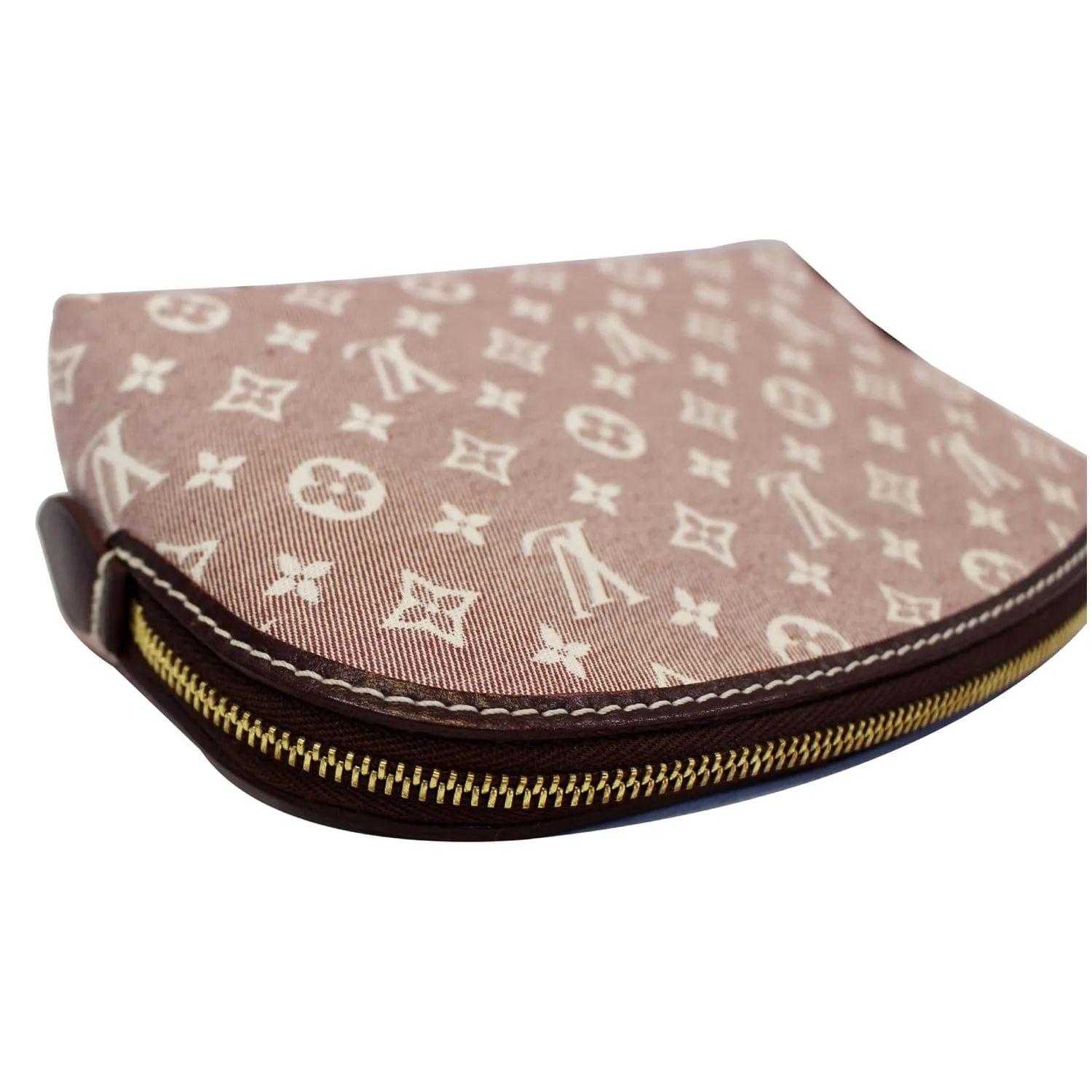 LOUIS VUITTON Pochette Monogram Idylle Cosmetic Pouch Sepia