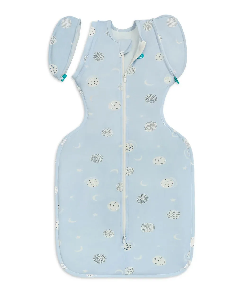 Love To Dream Swaddle Up Transition Bag Bamboo Lite Little Dreamer Light Blue