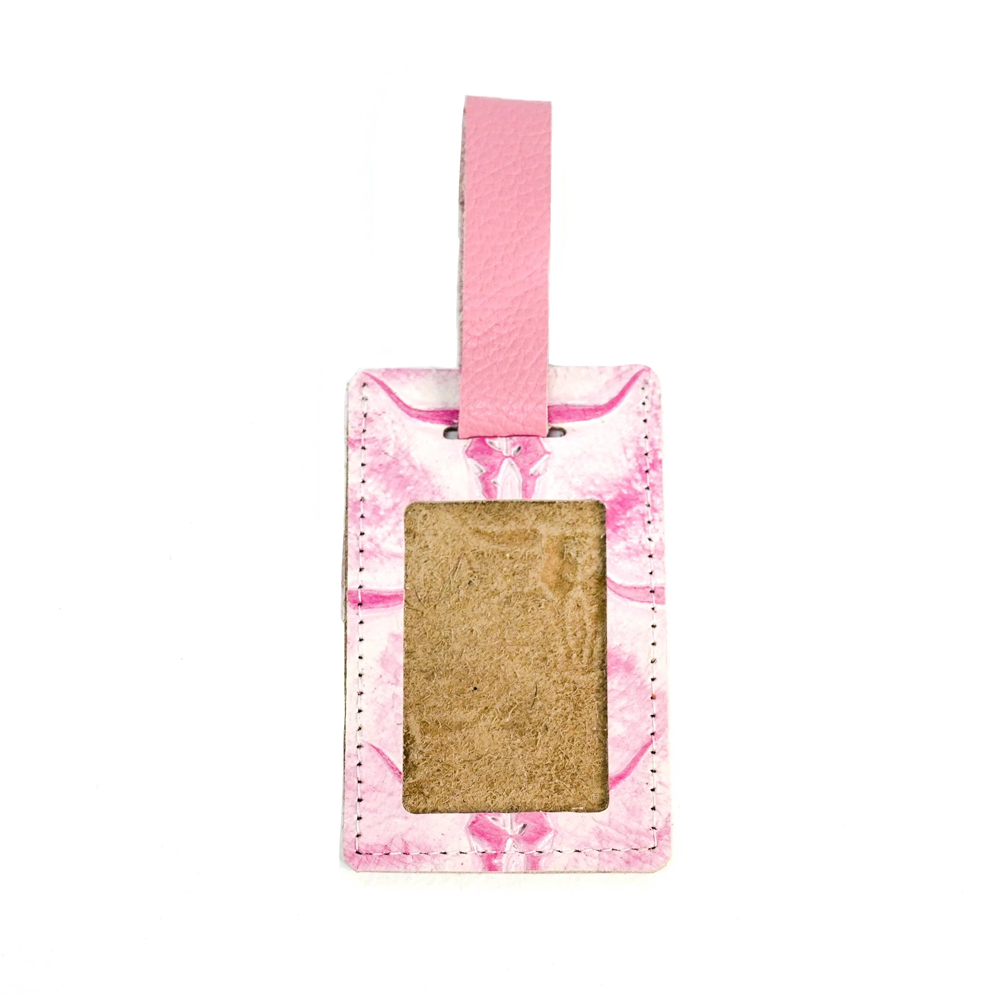 Luggage Tag - All Embossed w/ Western Barbie Skulls